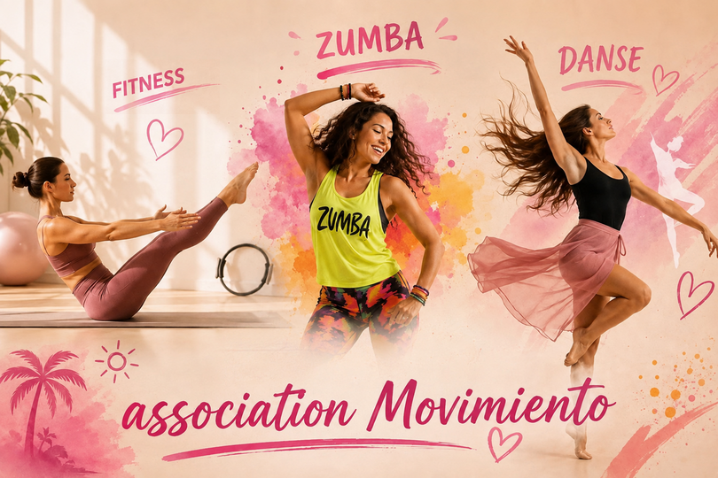 Présentation Fitness, Zumba et Danse de l'association Movimiento